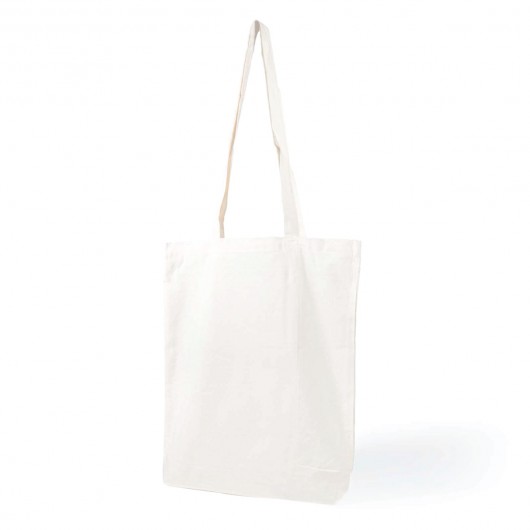 Long Handle Calico Foldable Bag